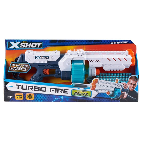 X-Shot Excel Turbo Combo Pack con tres lanzadoras Turbo Fire, Xcess 12 y Reflex 6 de ZURU X-Shot Excel Turbo Combo Pack con tres lanzadoras Turbo Fire, Xcess 12 y Reflex 6 de ZURU