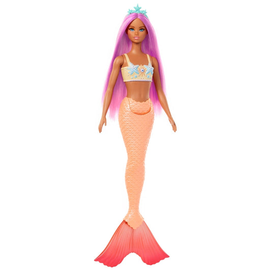 Barbie Dreamtopia Mermaid Doll with Pink Hair and Orange Tail – product view