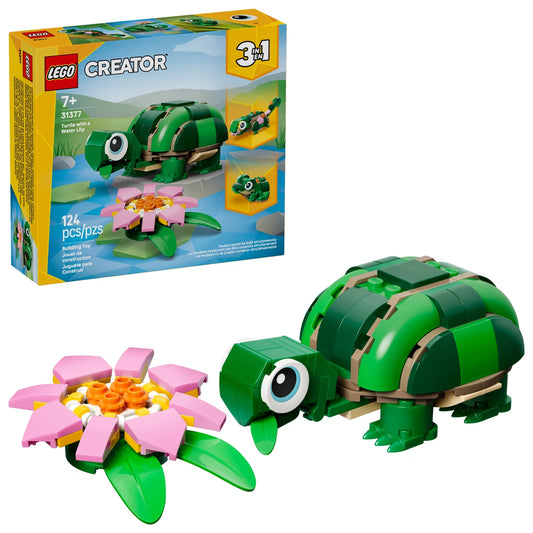 LEGO Creator 3in1 31377 Turtle with a Water Lily Flower – box
