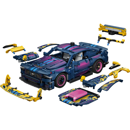 LEGO Technic 42236 Custom Garage Ford Mustang GT Car – built model