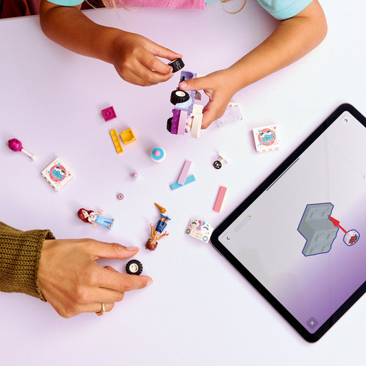 unicorn cake delivery car pieces