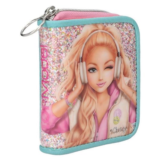 TOP Model Music Purse Apricot & Turquoise