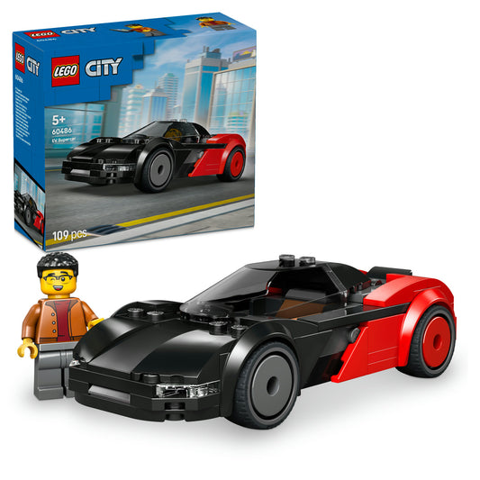 lego city ev supercar with box