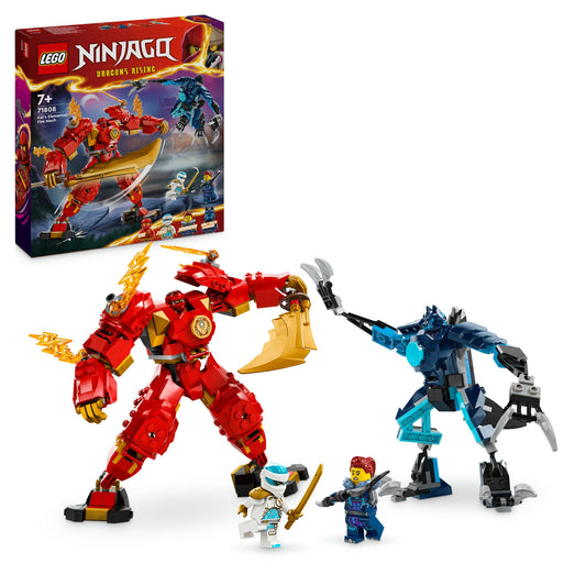 lego ninjago set with four mini figures