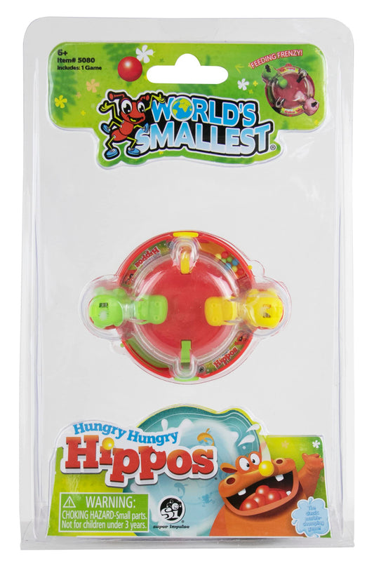 World's Smallest Hungry Hungry Hippos Mini Travel Game – product view