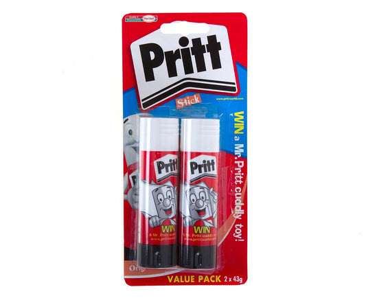 Pritt Stick glue sticks pack of 2