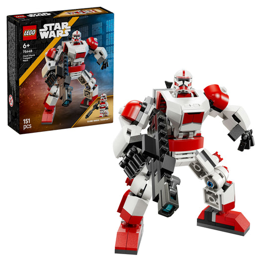 lego star wars clone shock trooper mech with box