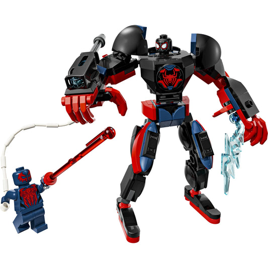 LEGO Marvel 76337 Miles Morales Mech vs. Spider-Man 2099 – built model