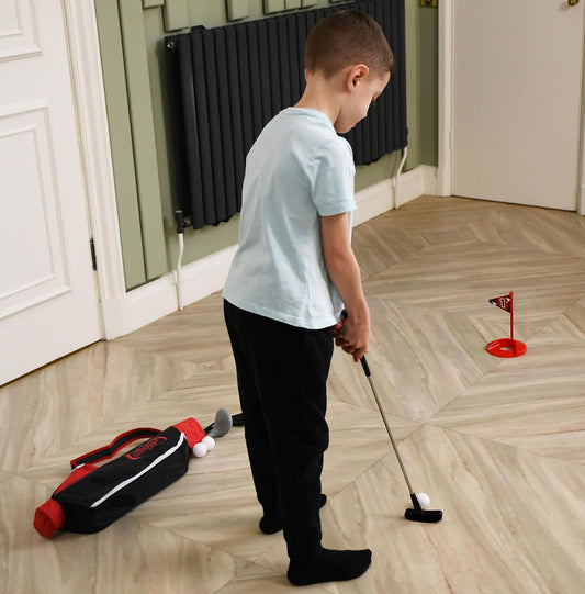 Toyfinity Junior Golf Set with clubs, balls, flags and carry bag – view 2
