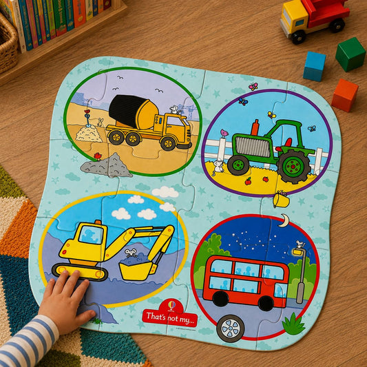 That's Not My My First Floor Puzzle Vehicles 12 Pieces – product view