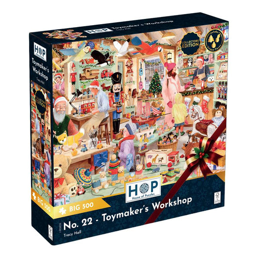 House of Puzzles Toymaker's Workshop BIG 500 Piece Jigsaw Puzzle box front