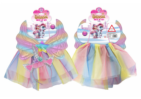 Toys at Foys - 3 Piece Child's Unicorn Dress Up Set