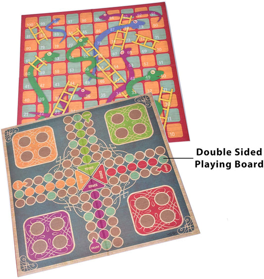 2 In 1 Game Set (Snakes & Ladders and Ludo)