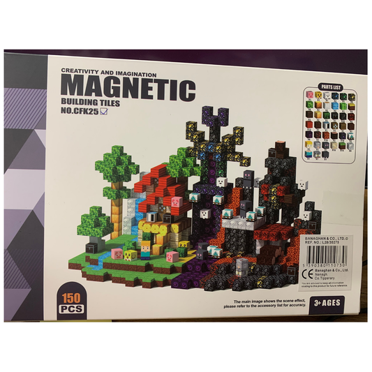 Magnetic Building Blocks 150 Pieces building magnetic blocks