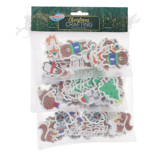 Crafty Bitz 108 Christmas Foam Stickers