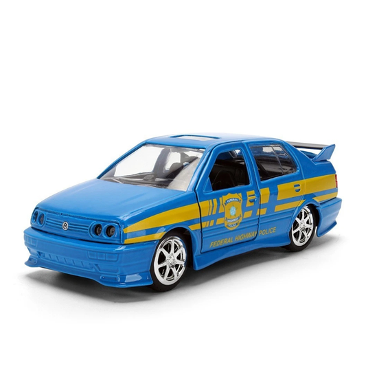 Jada Fast & Furious 1995 Volkswagen Jetta Police Car front view picture