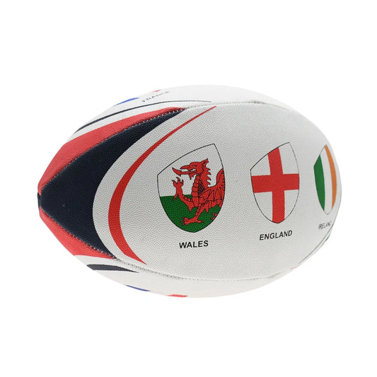6 Nations International Rugby Ball in a beautiful design