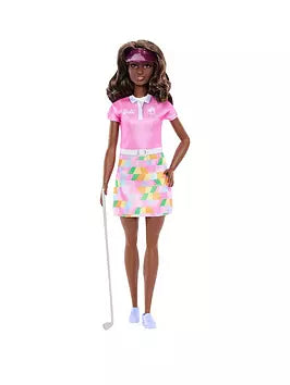 Barbie Golfer Doll in a career-inspired golf look, encouraging dreams of mastering the sport.