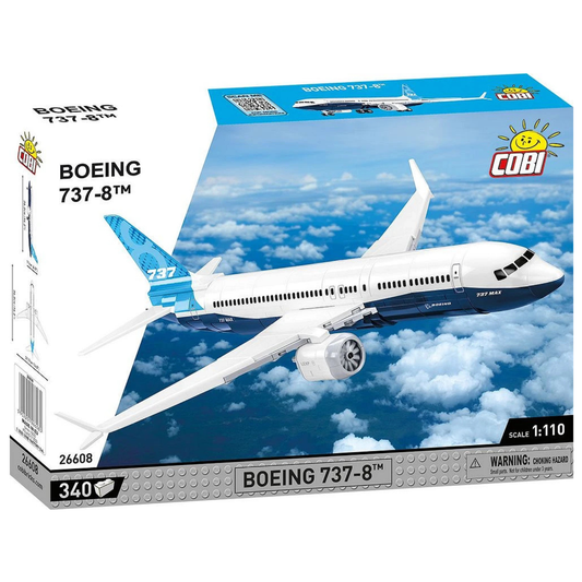 COBI Boeing 737-8 Airliner Building Blocks Model Set picture of the box