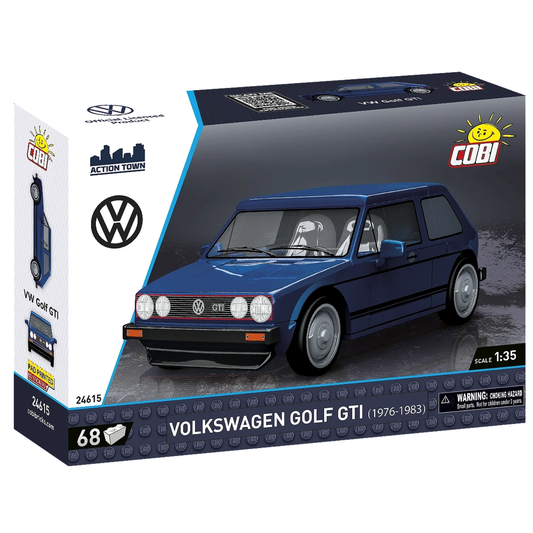 COBI Volkswagen Golf GTI 1976 Building Block Car Model picture of the box