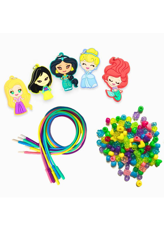 Disney Princess Charm Necklace Jewellery Activity Set for Kids create your fist jewellery yourself