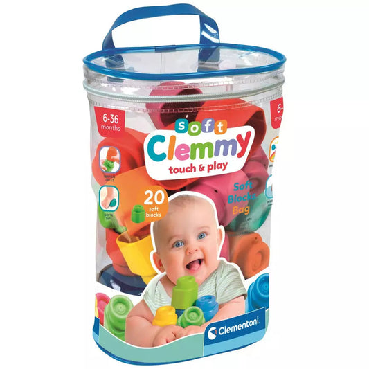 Clementoni Soft Clemmy Baby Blocks Bag picture in the bag