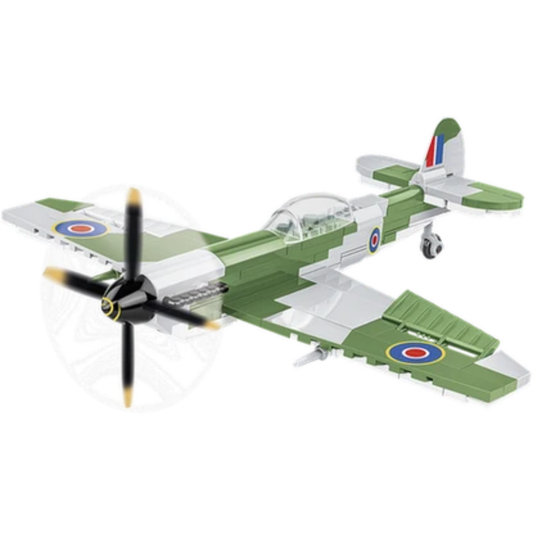 COBI Supermarine Spitfire Mk XVI Bubbletop WWII Building Set picture on the white background