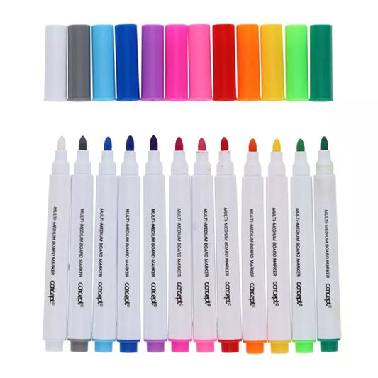 Concept Multi-Medium Board Markers vibrant colors