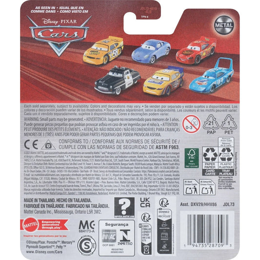 Disney Pixar Cars: Ernie Gearson racing die-cast car, perfect for collectors and kids.
