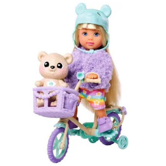 Evie Love Teddy Bike picture on the white background