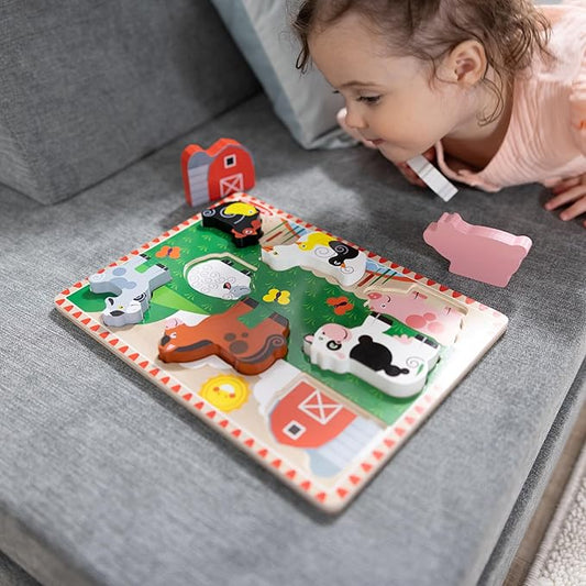 Farm Animal Chunky Puzzle life style picture
