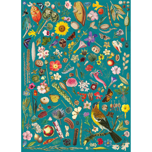 "The perfect jigsaw for nature lovers – Gibsons - RHS Floral Fantasy 1000-piece puzzle with stunning garden details."