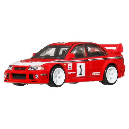 Hot Wheels Premium Mitsubishi Lancer Evolution VI Thrill Climbers Diecast Car collectable die-cas car