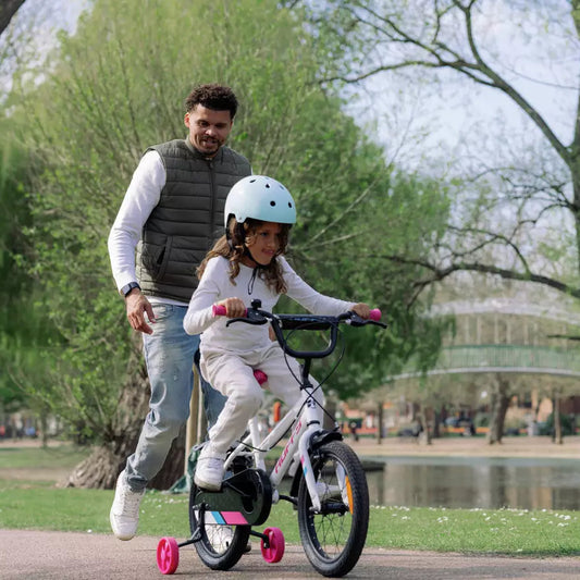 Huffy So Sweet 16 inch Kids Bike life style picture