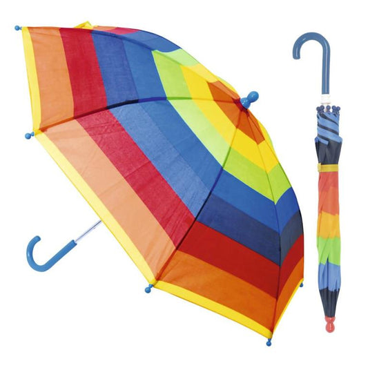 Kids Rainbow Fabric Umbrella picture on the white background