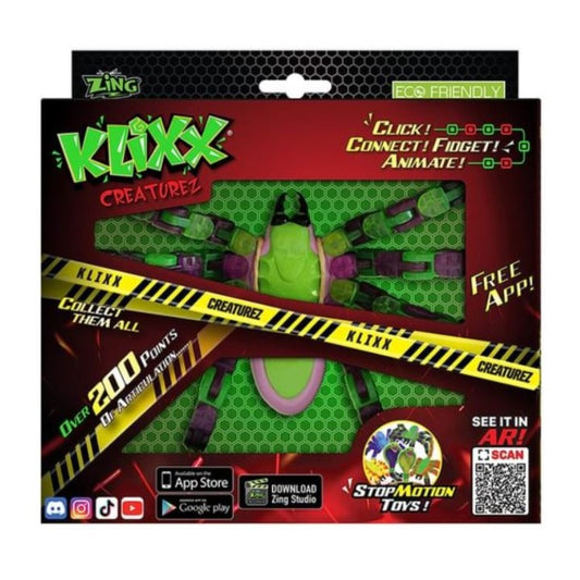 Klixx Creaturez Spider Green
