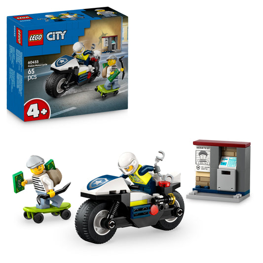 LEGO CITY 60455 Police Motorcycle Chase