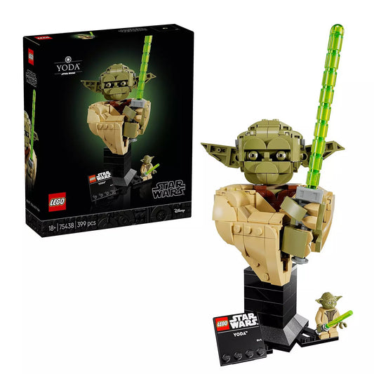 LEGO Star Wars Yoda Bust 75438 picture on the white background
