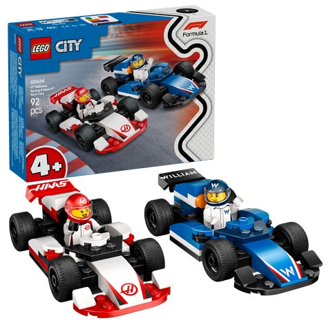 LEGO CITY 60464 F1 Williams Racing and Haas F1 Race Cars