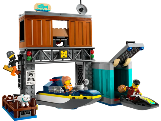 Lego City 60417 Police Speedboat and Crooks' Hideout