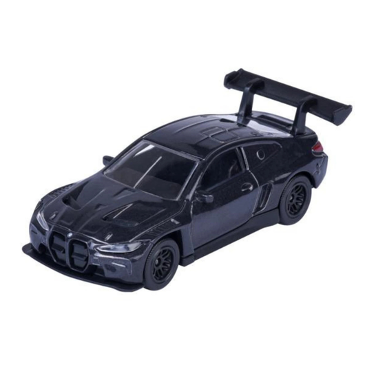 Majorette BMW M4 GT3 EVO Black Die-Cast Car front view picture