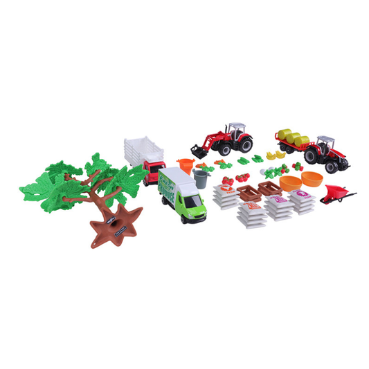 Maisto Mini Working Machines Super Farm Set Massey Ferguson