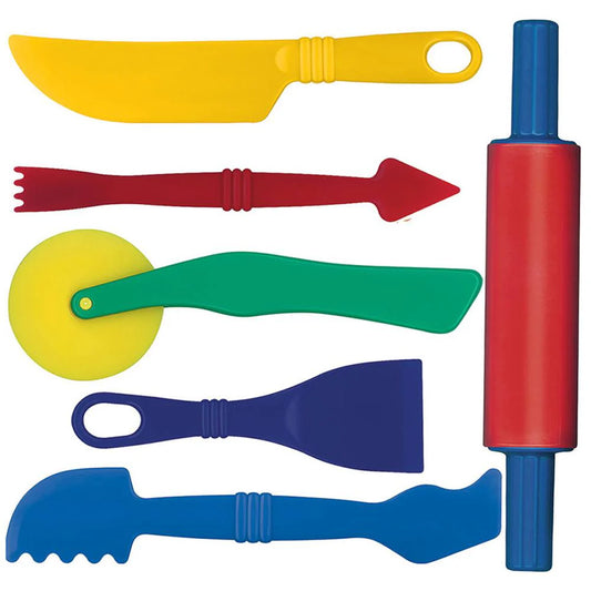 A fun and engaging Modelling Tools set for arts and crafts activities.
