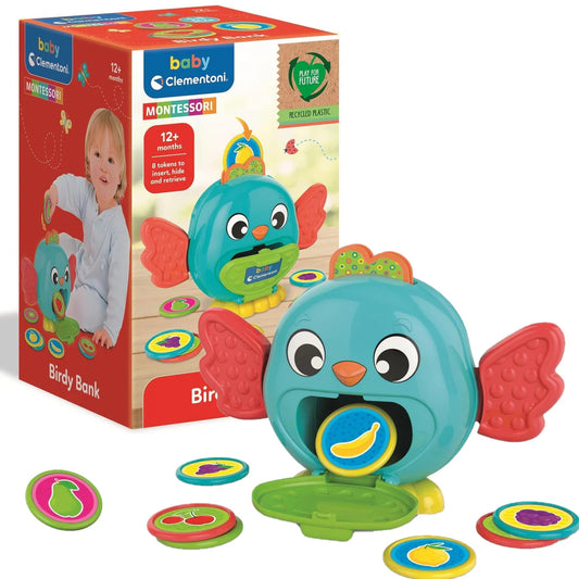 Montessori Birdy Bank for kids ages 1 year and older