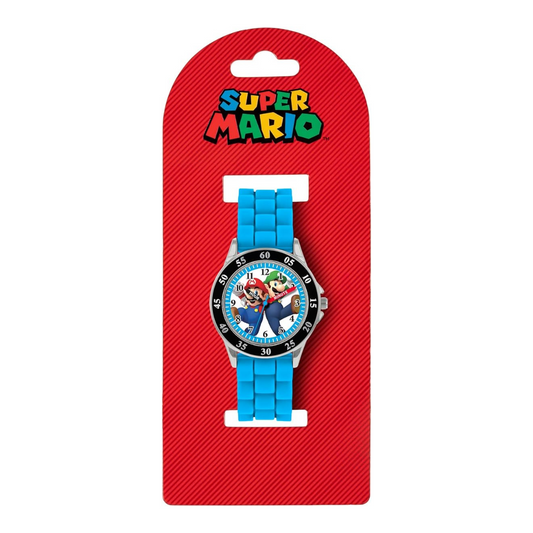Nintendo Mario Blue Time Teacher Watch