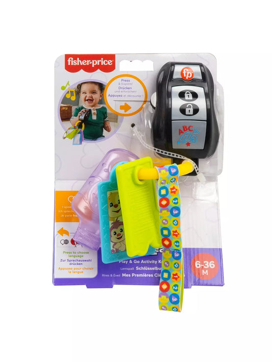 Fisher-Price Play & Go Activity Keys – ideal for babies, offering interactive and educational activities on-the-go.