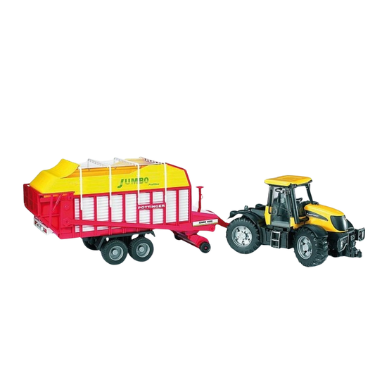 Bruder Pottinger Jumbo 6600 Profiline Forage Trailer Toy tractor sold separately