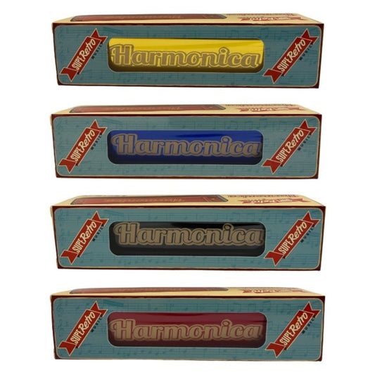 Retro Metal Harmonica 16 Hole made in a retro style