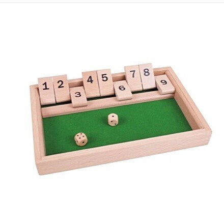 Shut The Box Maths Game traditional maths game for all family