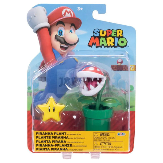 Nintendo Super Mario 4" Figure Assorted Piraha Plant